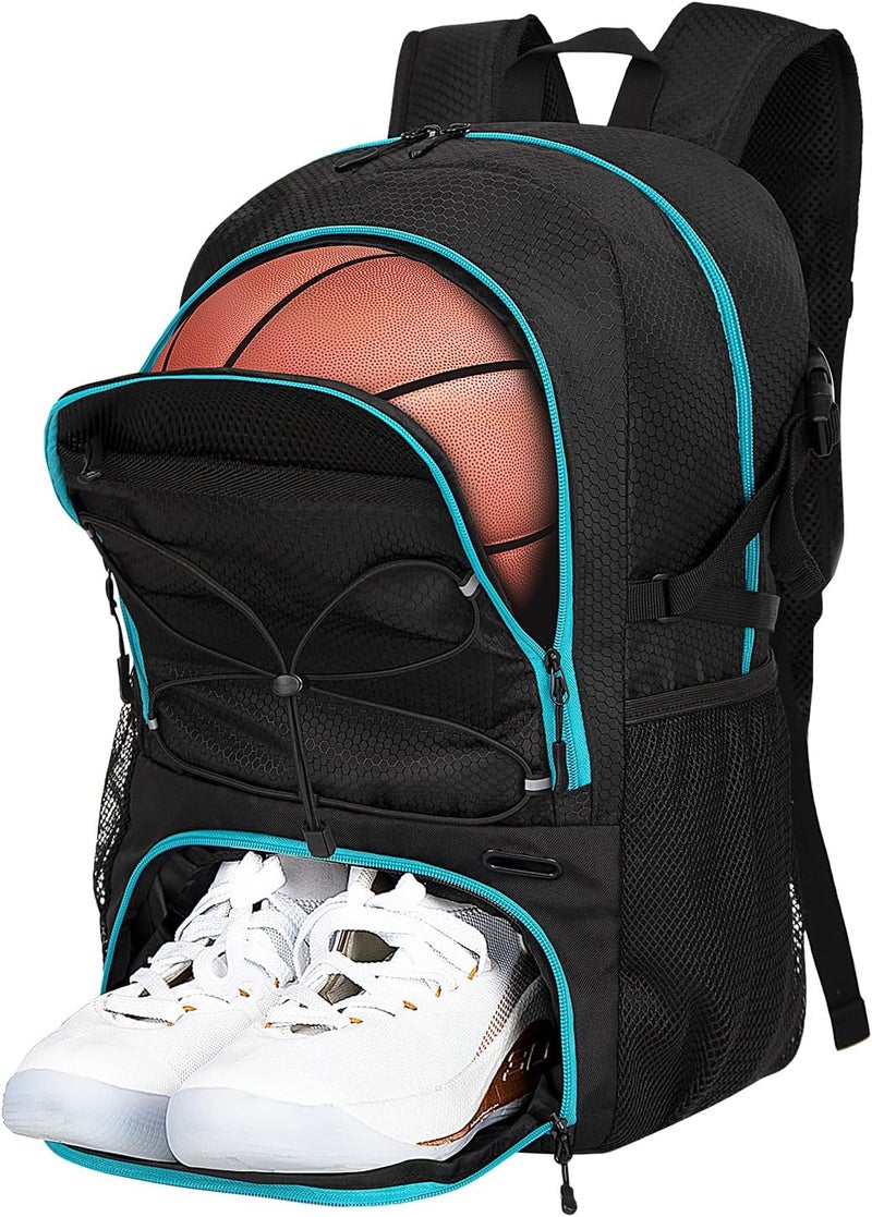 Goloni Soccer Backpack with Ball Holder - 30L Lightweight Water-Resistant Sports Bag for Men & Women, Ideal Football Equipment Backpack for Basketball Volleyball Training & Matches - Image 1
